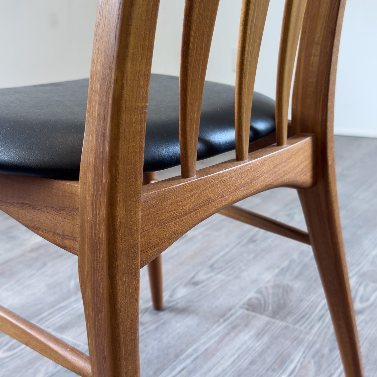 Danish Teak "Eva" Dining Chairs by Niels Koefoed