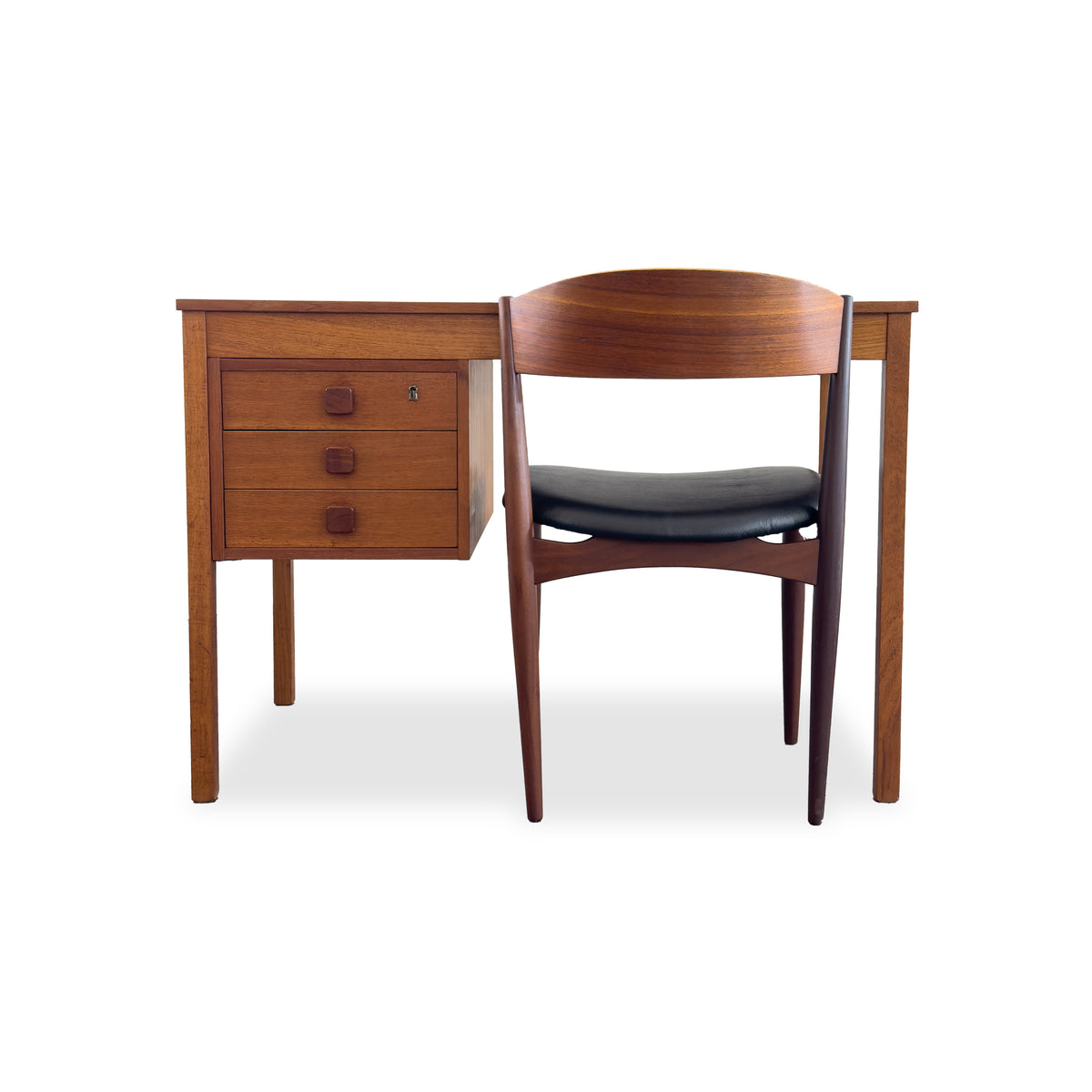 Teak Desk by Domino Mobler
