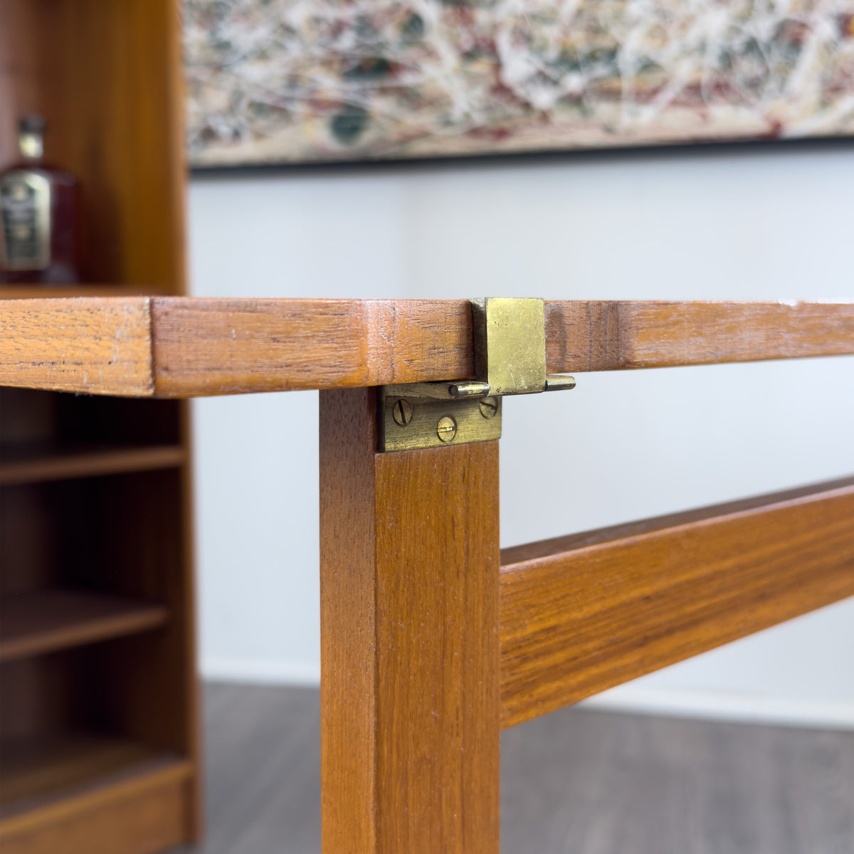 Folding Dining Table Bookcase