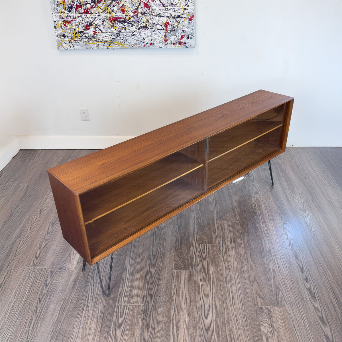 Teak Sideboard with Hairpin Legs