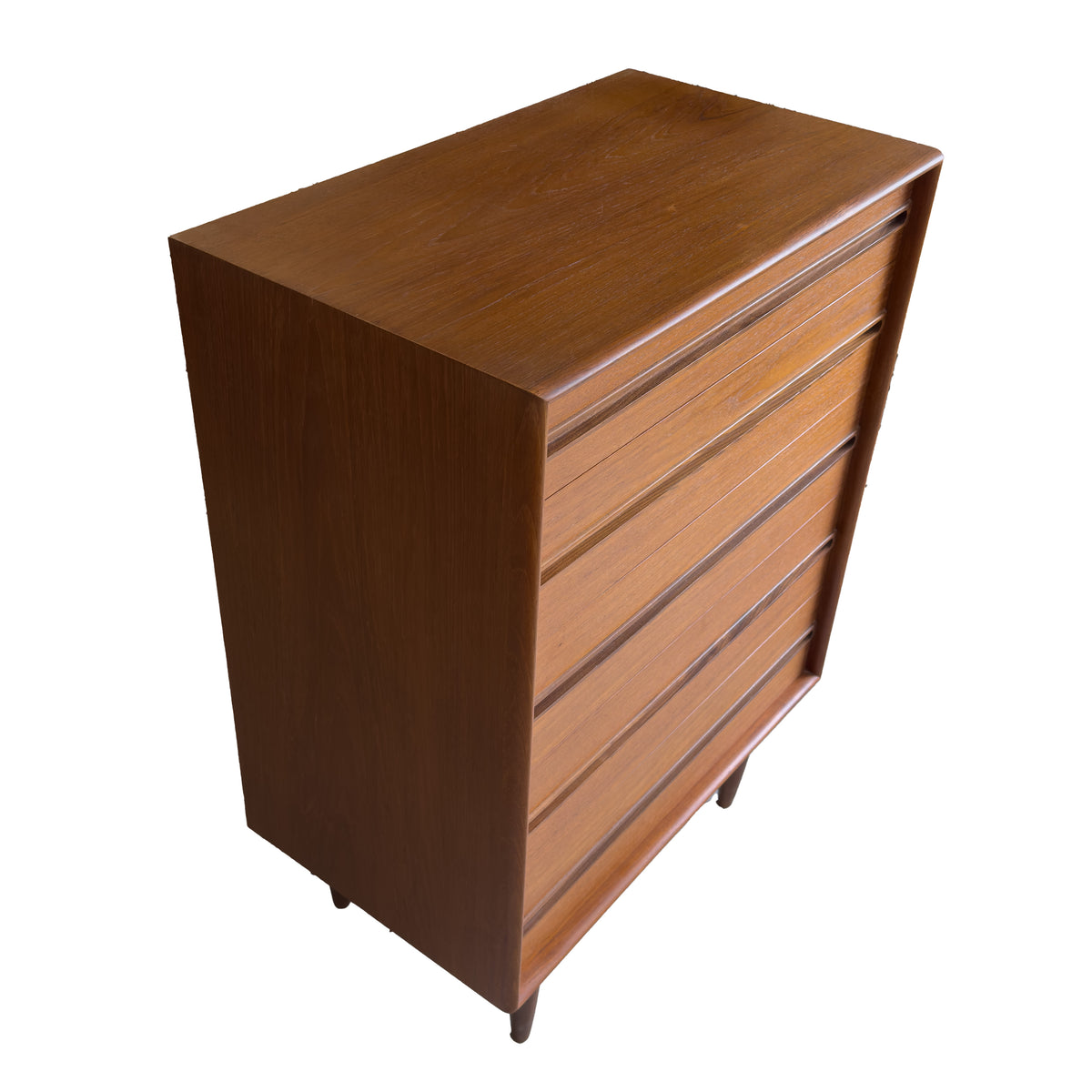 Teak Highboy Dresser