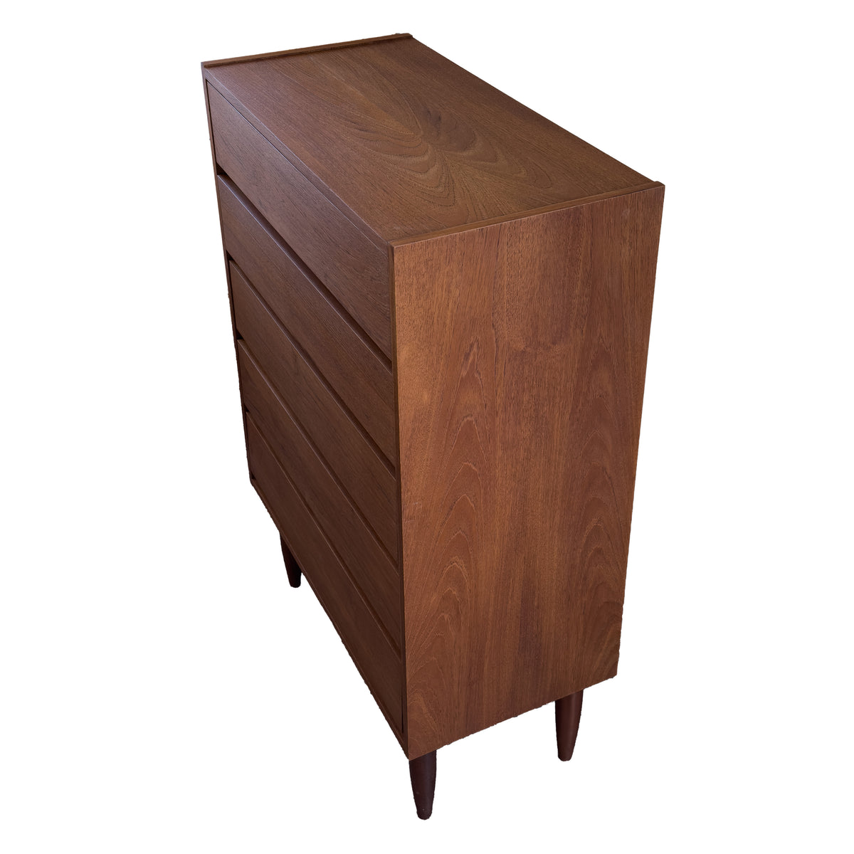 Teak Highboy Dresser