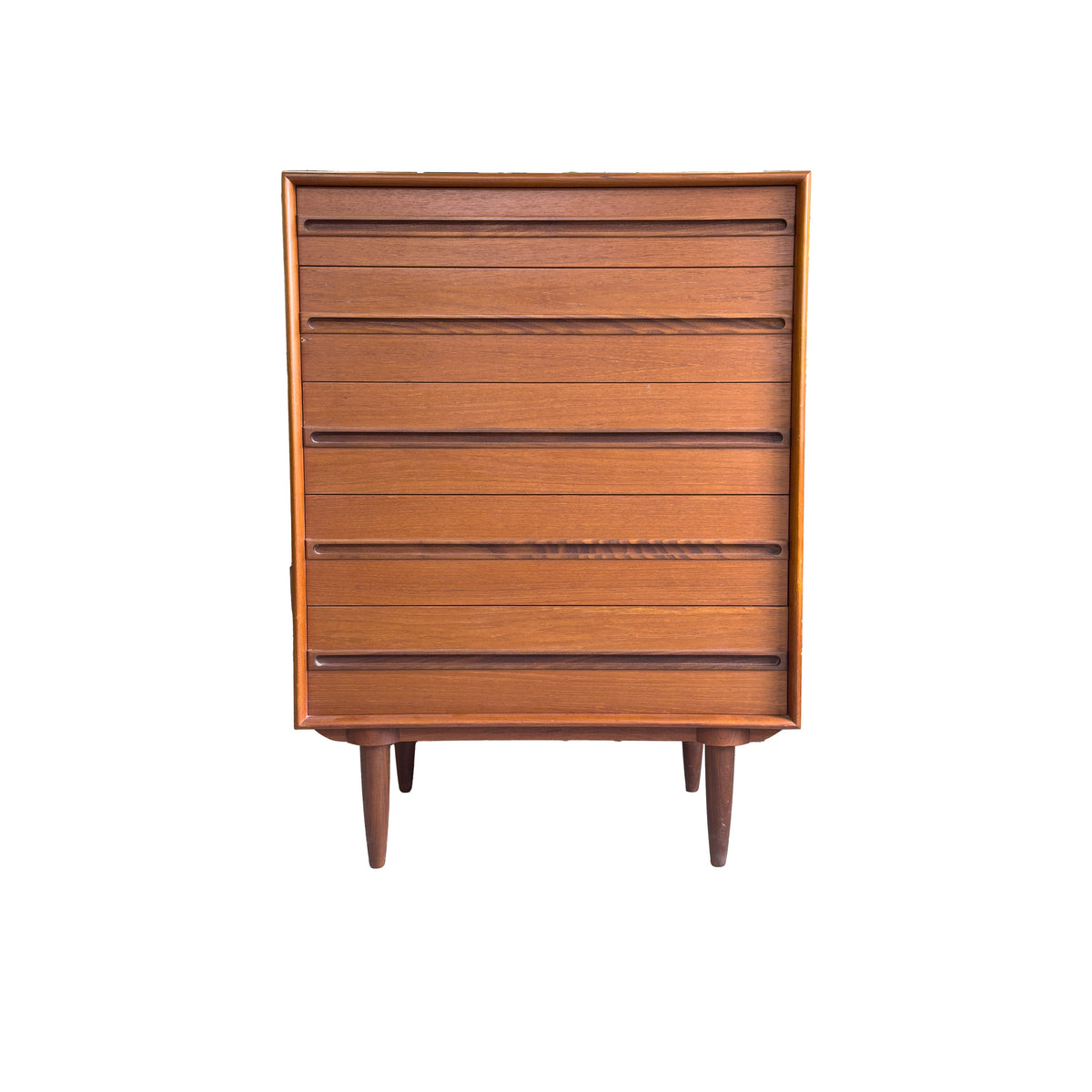Teak Highboy Dresser