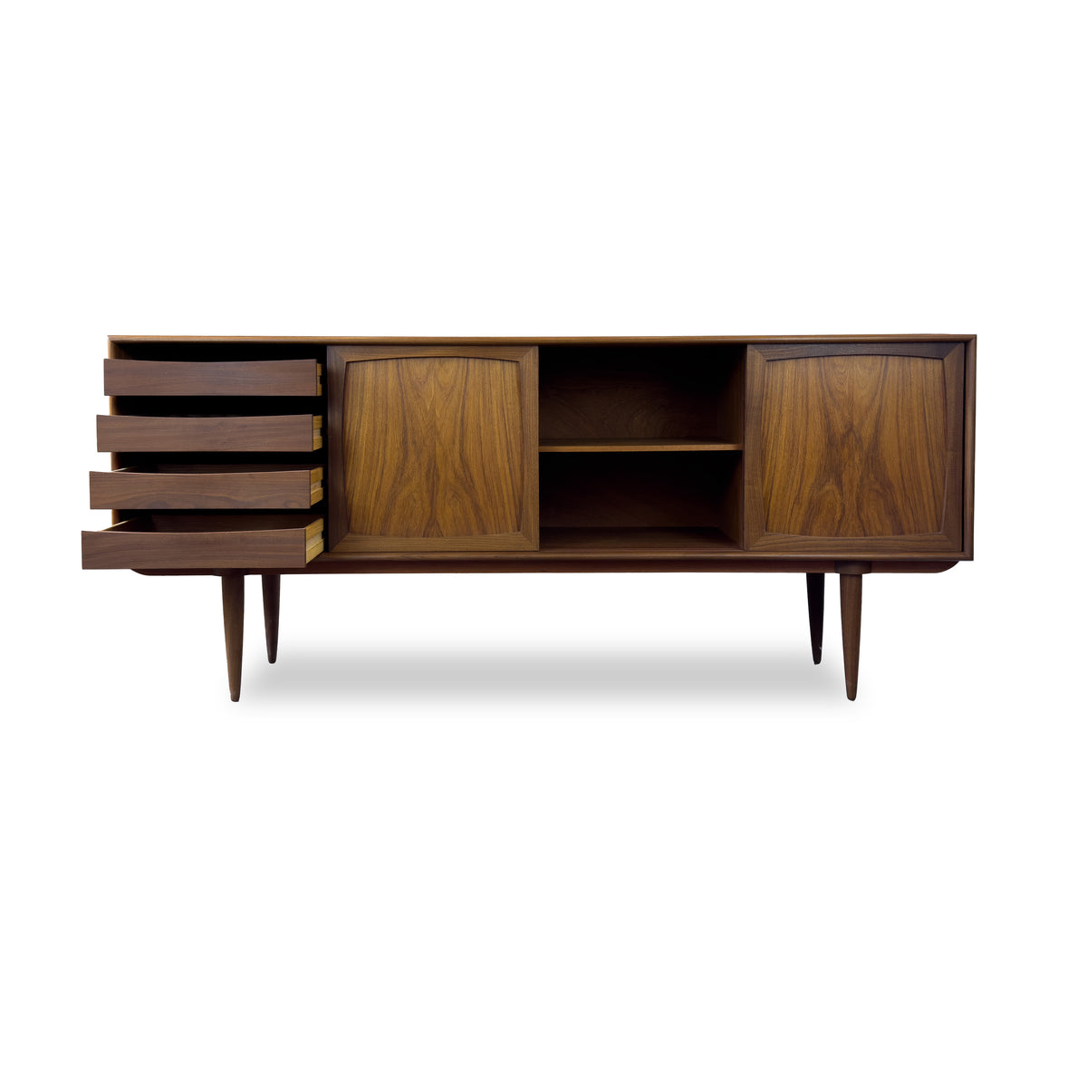 Teak Four Door Sideboard