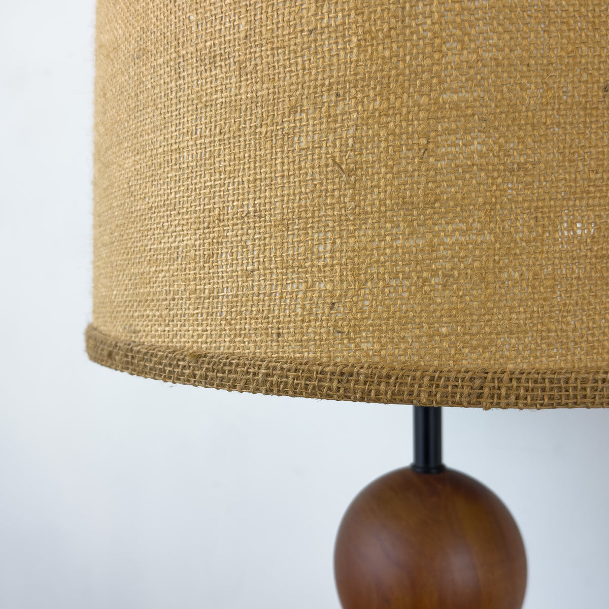 Pair of Vintage Teak Lamps