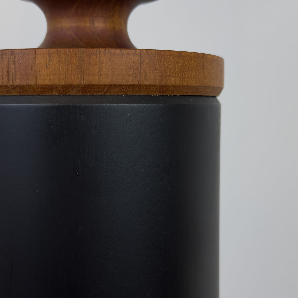Pair of Vintage Teak Lamps