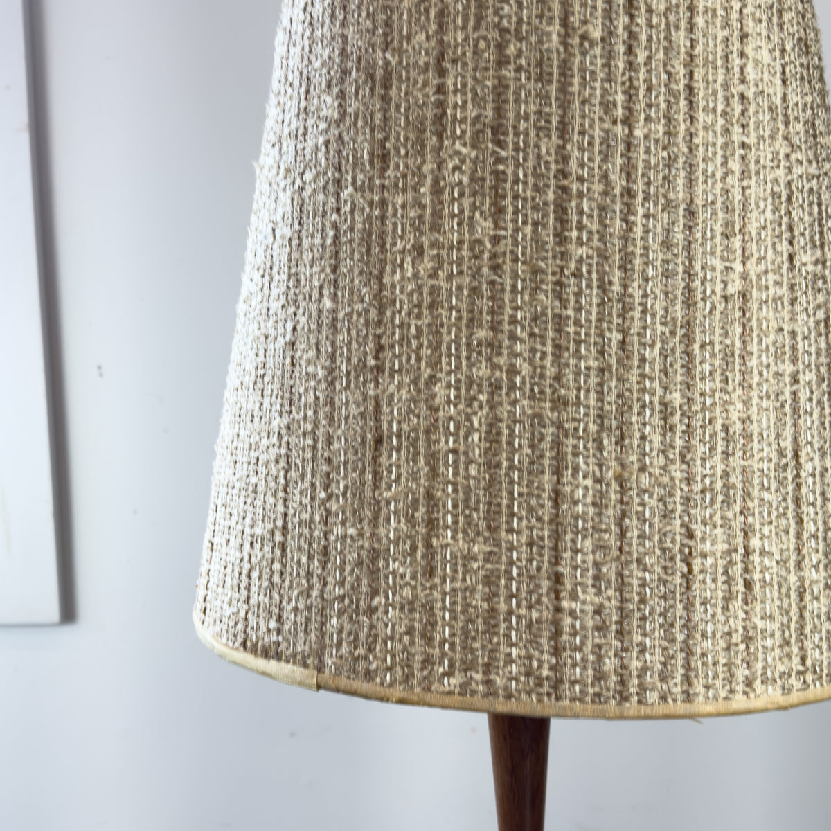 Teak Lamp with Table