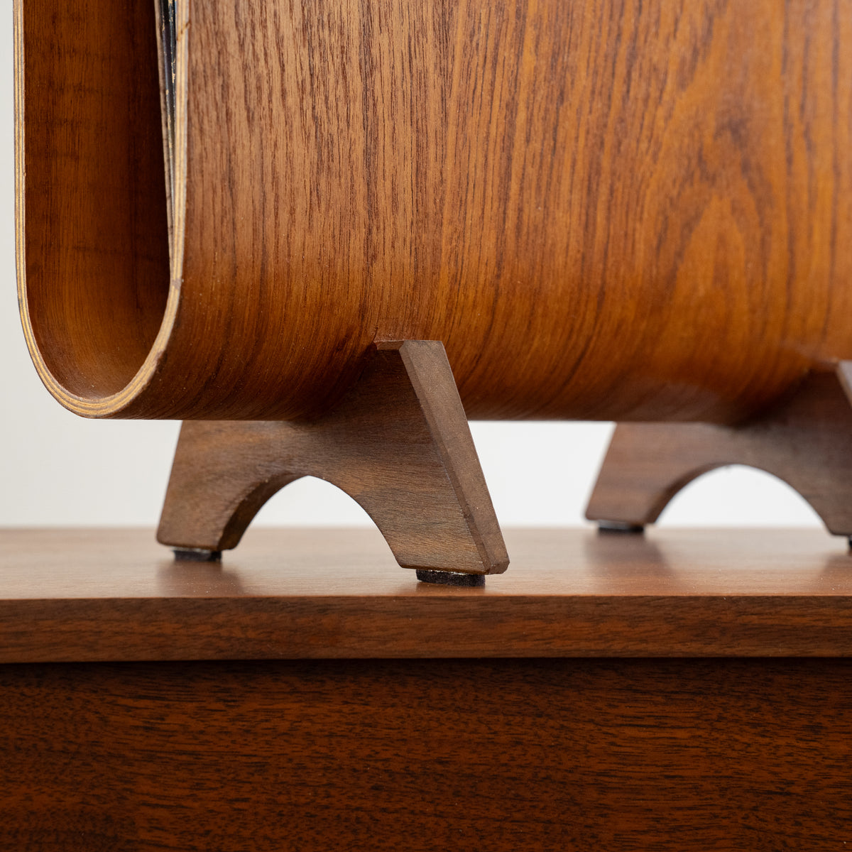 Teak Record/Magazine Stand