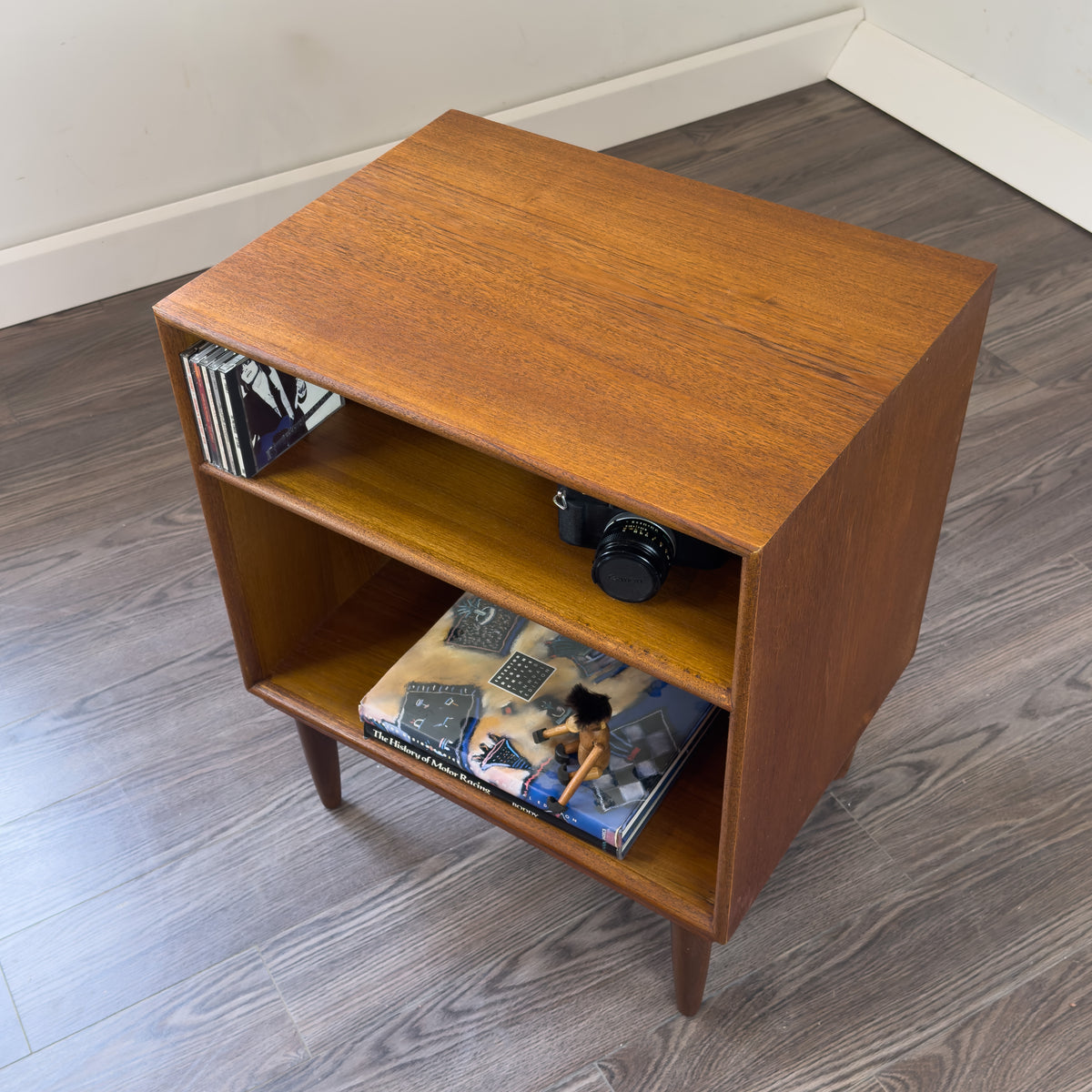 Compact Teak Cabinet/XL Nightstand