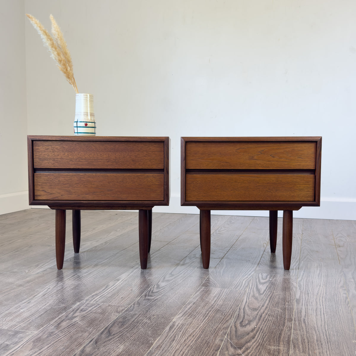 Teak Nightstands by Punch Design
