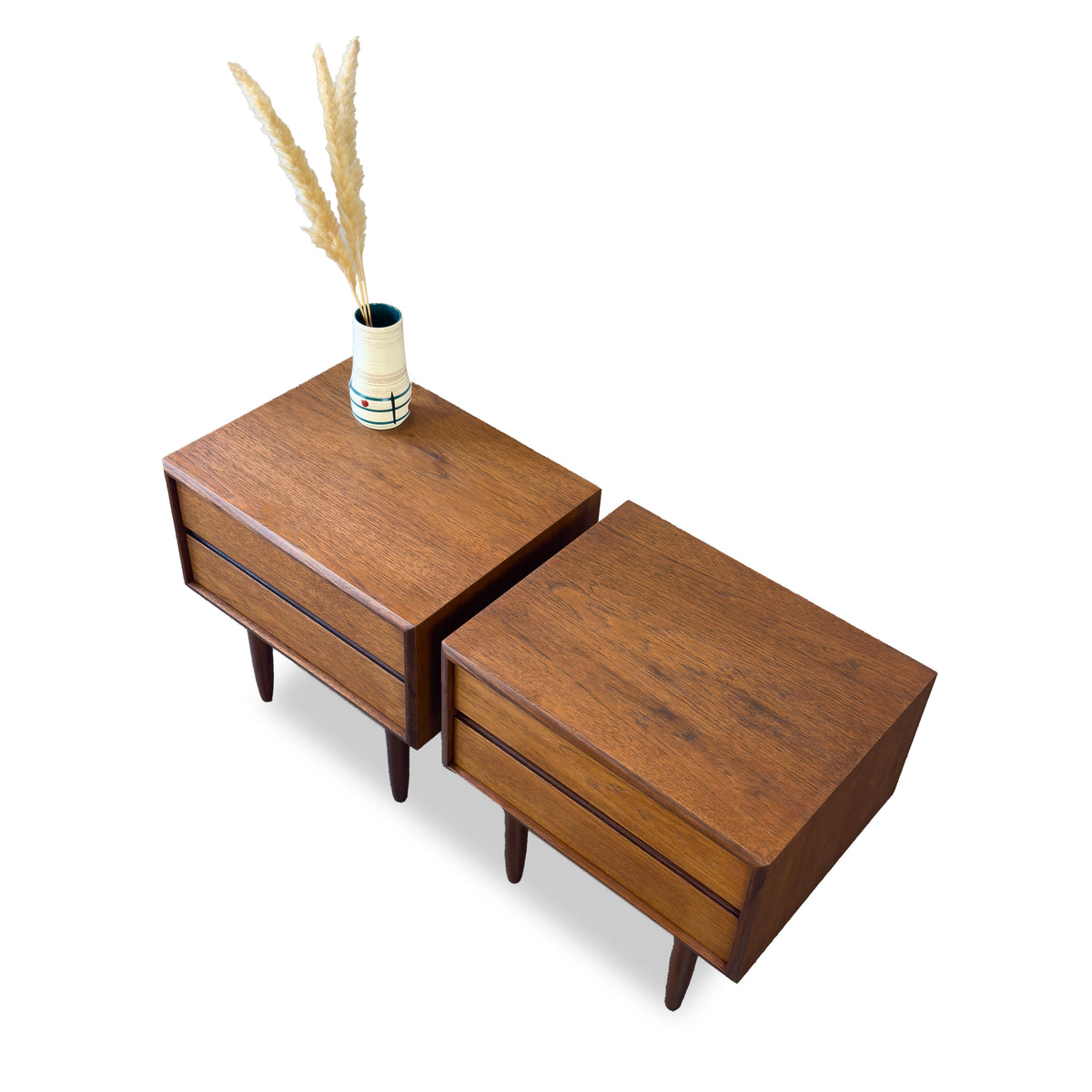 Teak Nightstands by Punch Design
