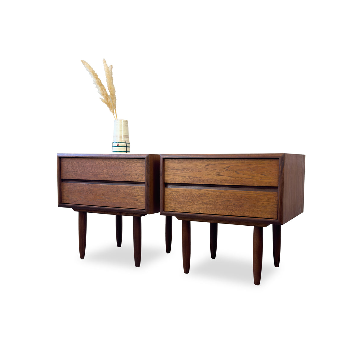 Teak Nightstands by Punch Design