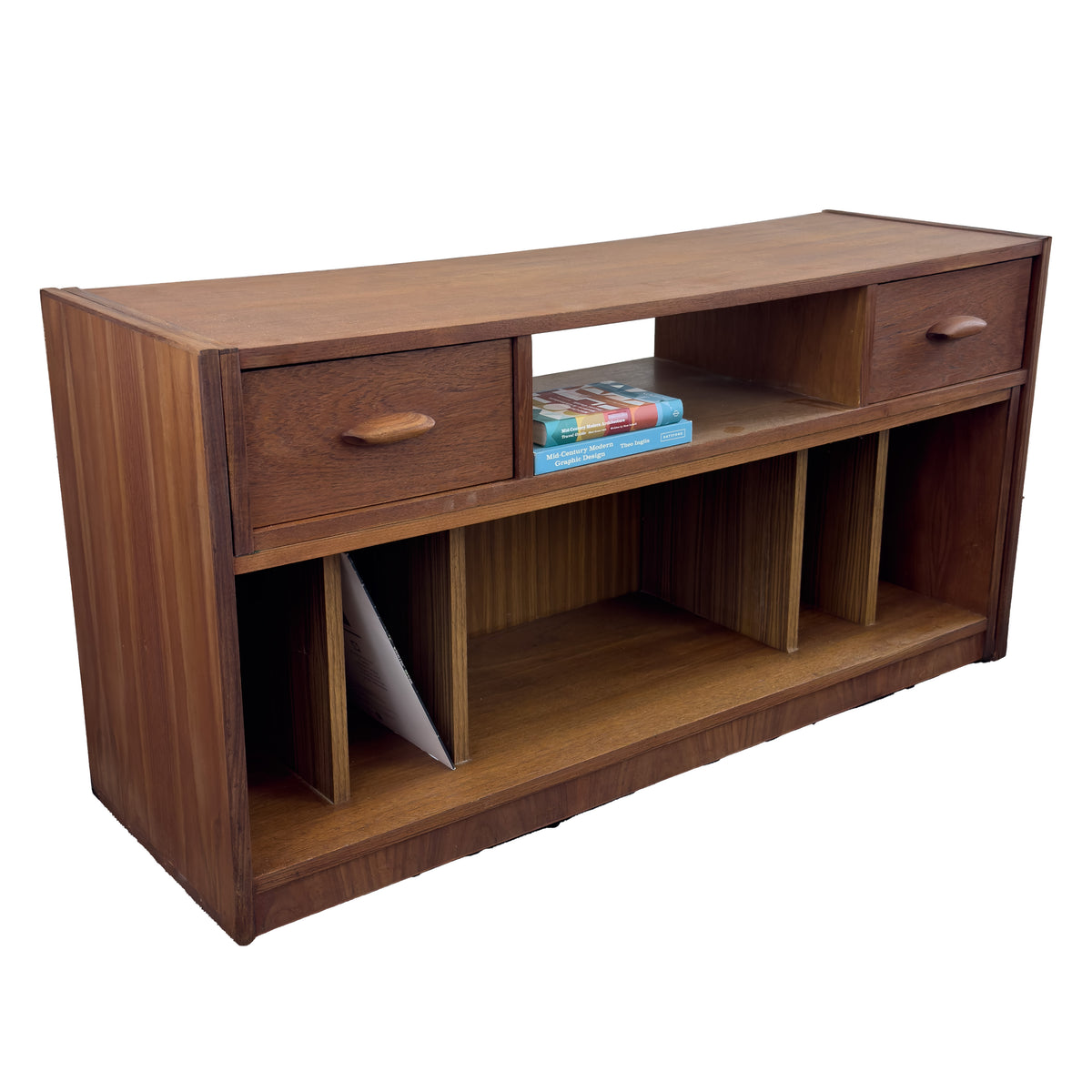 Teak Record Cabinet