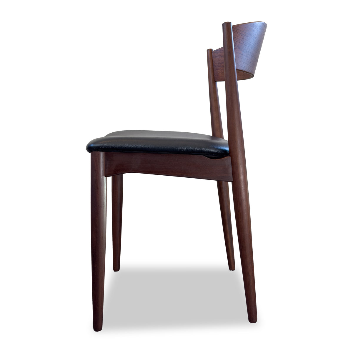 Danish Teak Bowed Back Dining Chairs