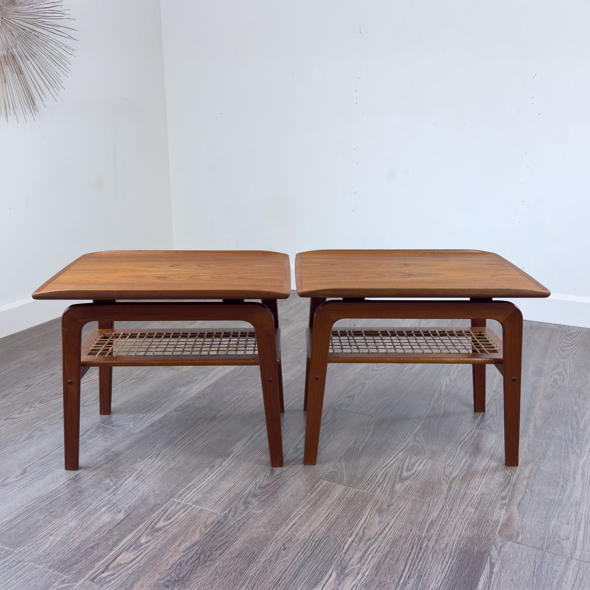 Pair of Teak Side Tables