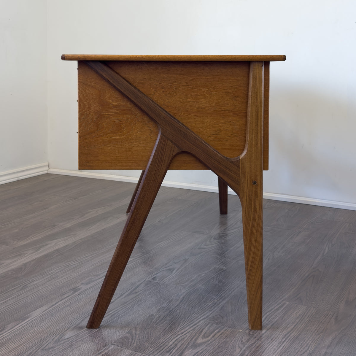 Danish Teak Desk by Tibergaard