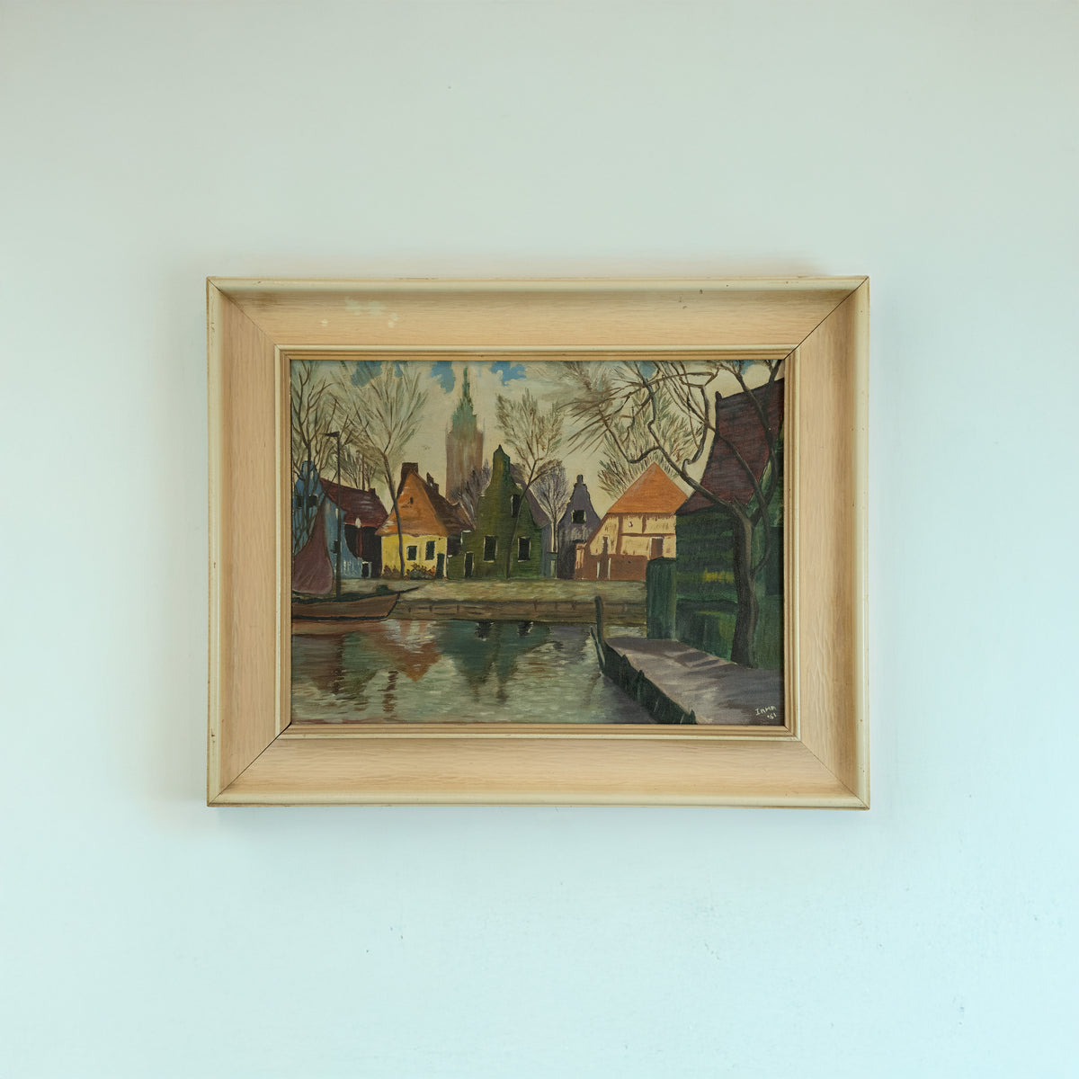 Village Oil Painting