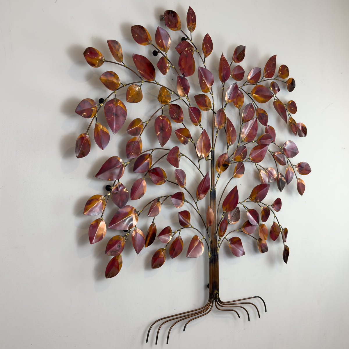 Brass/Copper Tree Wall Sculpture