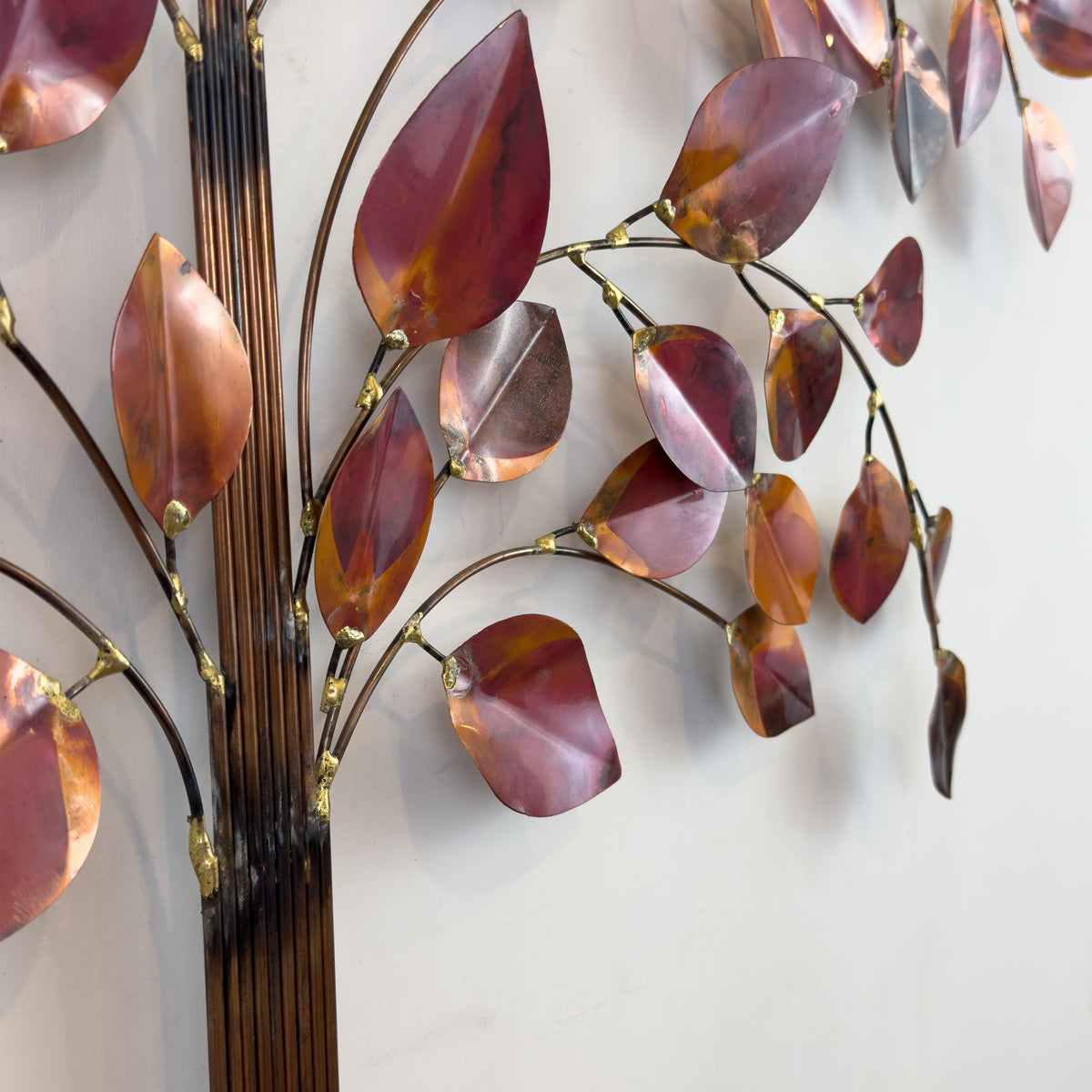 Brass/Copper Tree Wall Sculpture