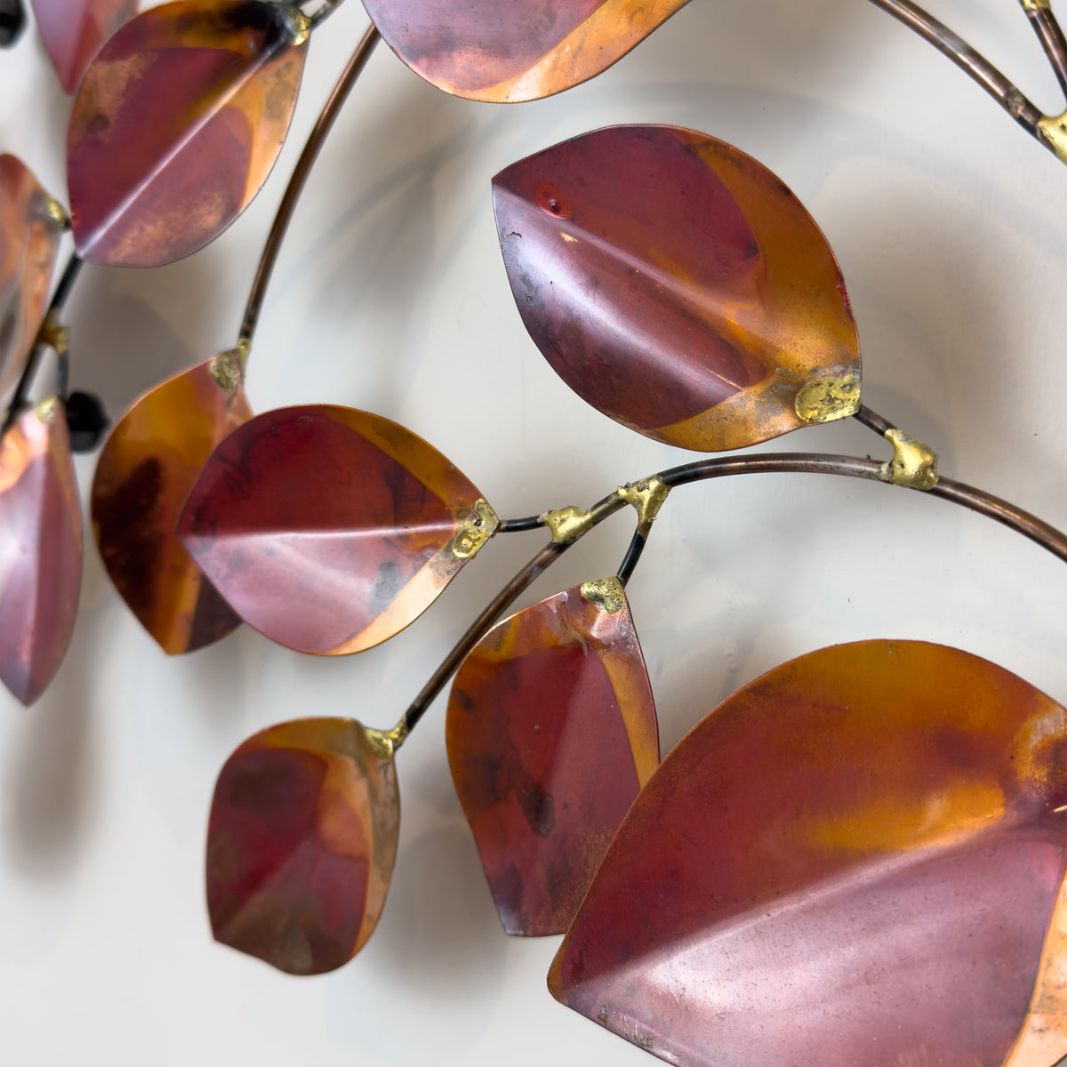 Brass/Copper Tree Wall Sculpture