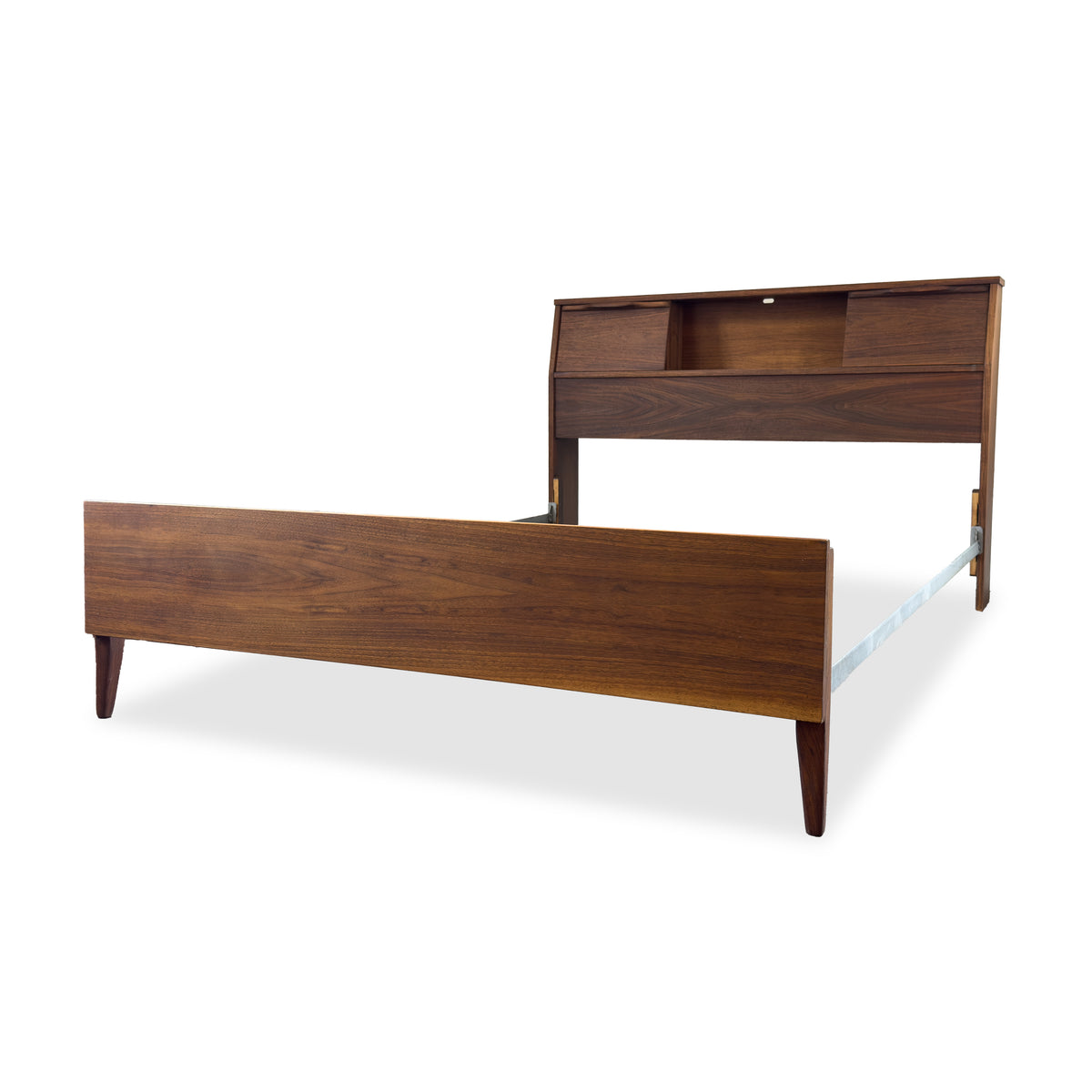 Walnut Double Bed