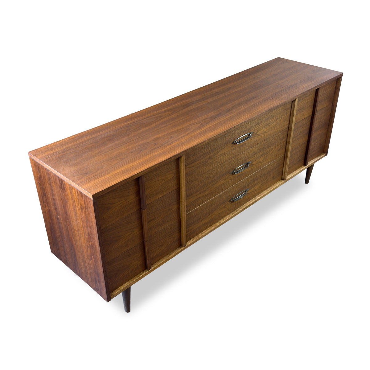 Walnut Nine Drawer Dresser