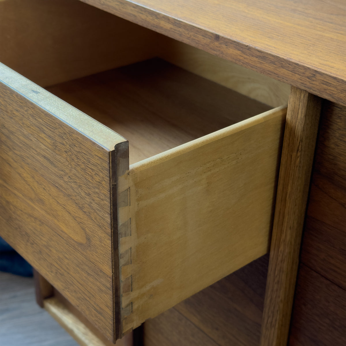 Walnut Nine Drawer Dresser