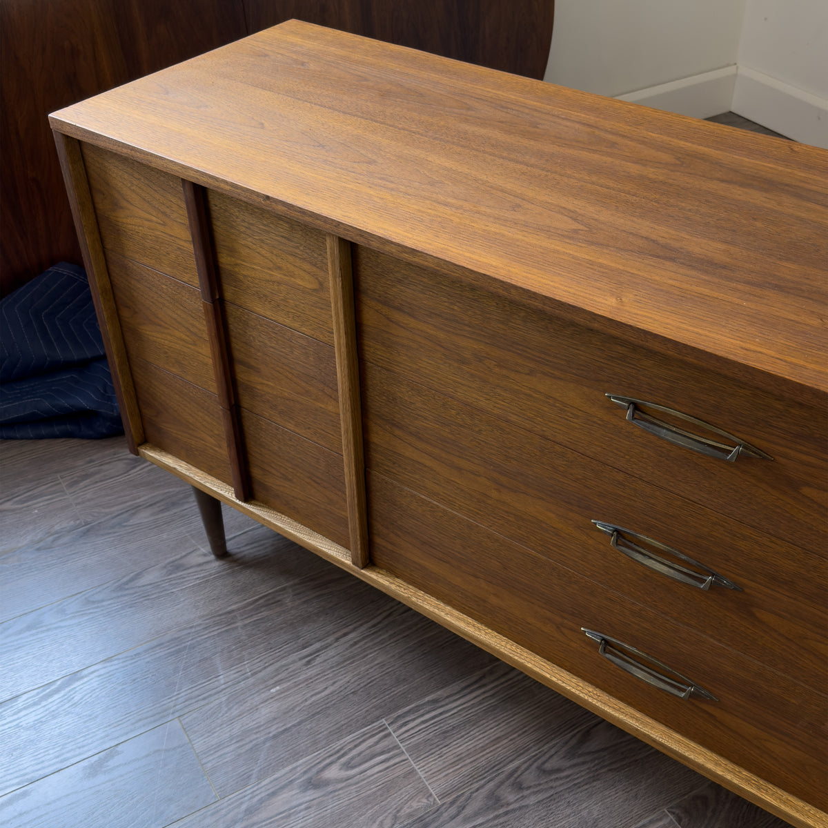 Walnut Nine Drawer Dresser