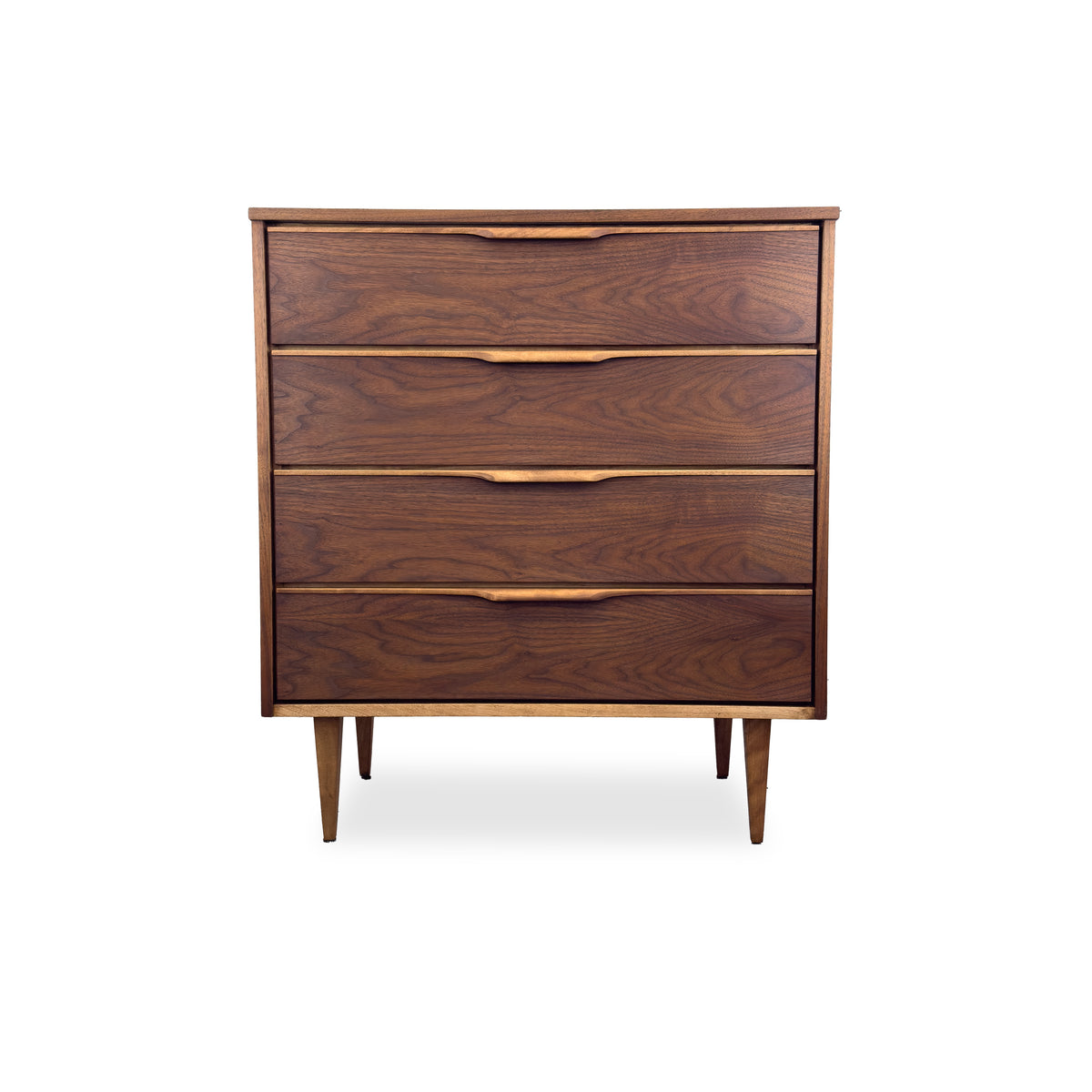 Walnut Highboy Four Drawer