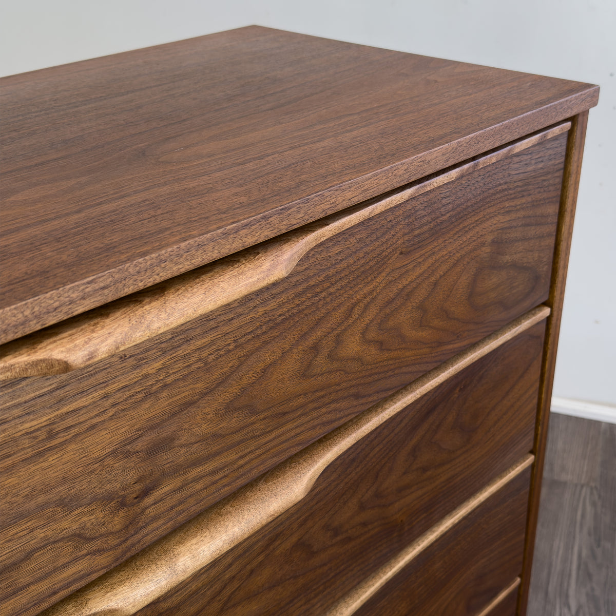 Walnut Highboy Four Drawer