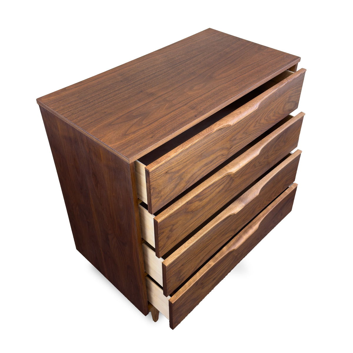 Walnut Highboy Four Drawer