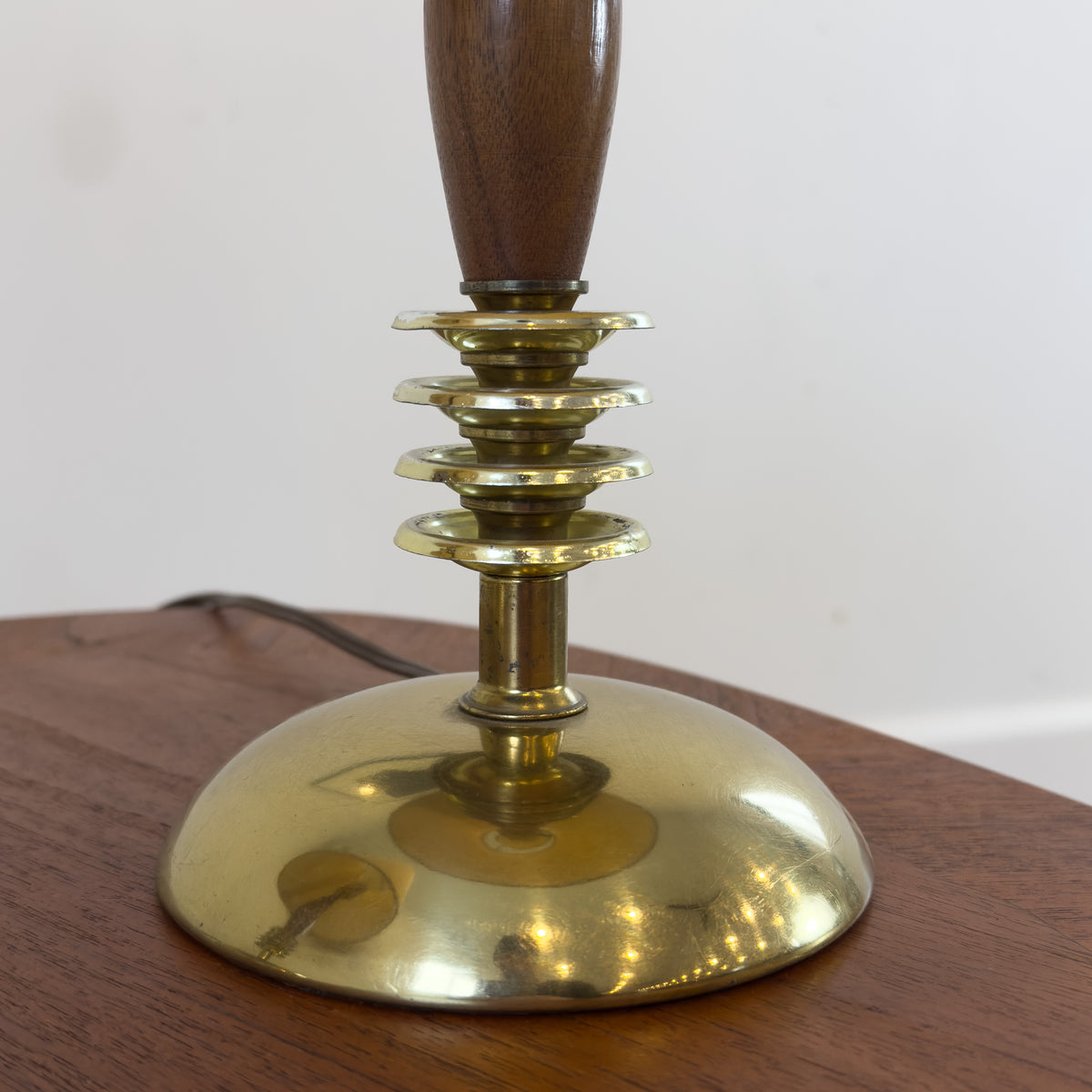Vintage Walnut Lamps