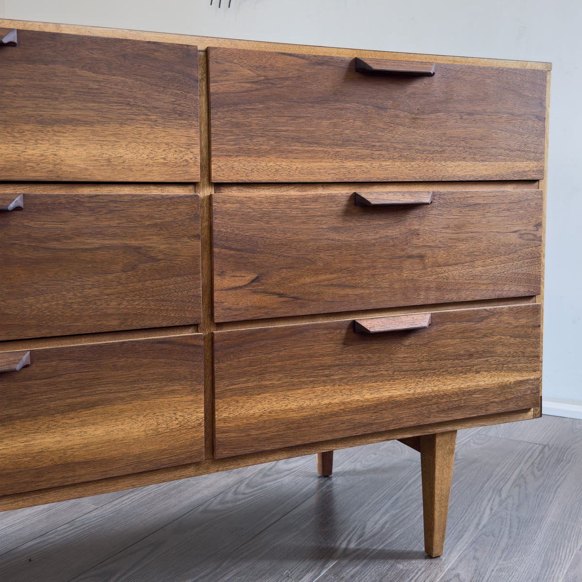 Walnut Nine Drawer by Vic Art