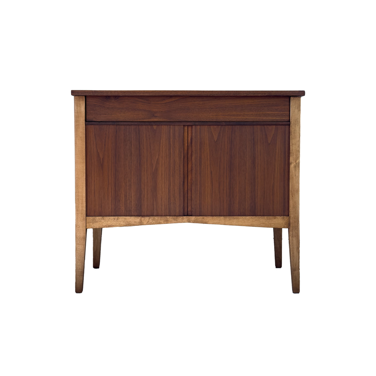 Walnut Record Cabinet