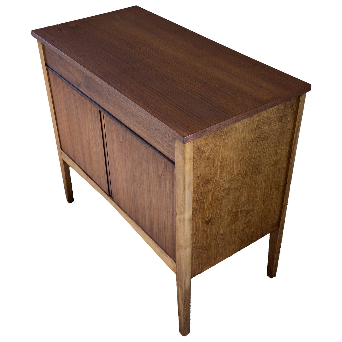 Walnut Record Cabinet