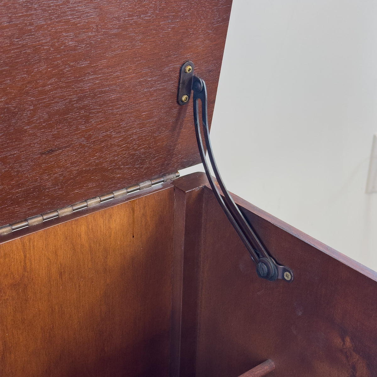 Walnut Record Cabinet