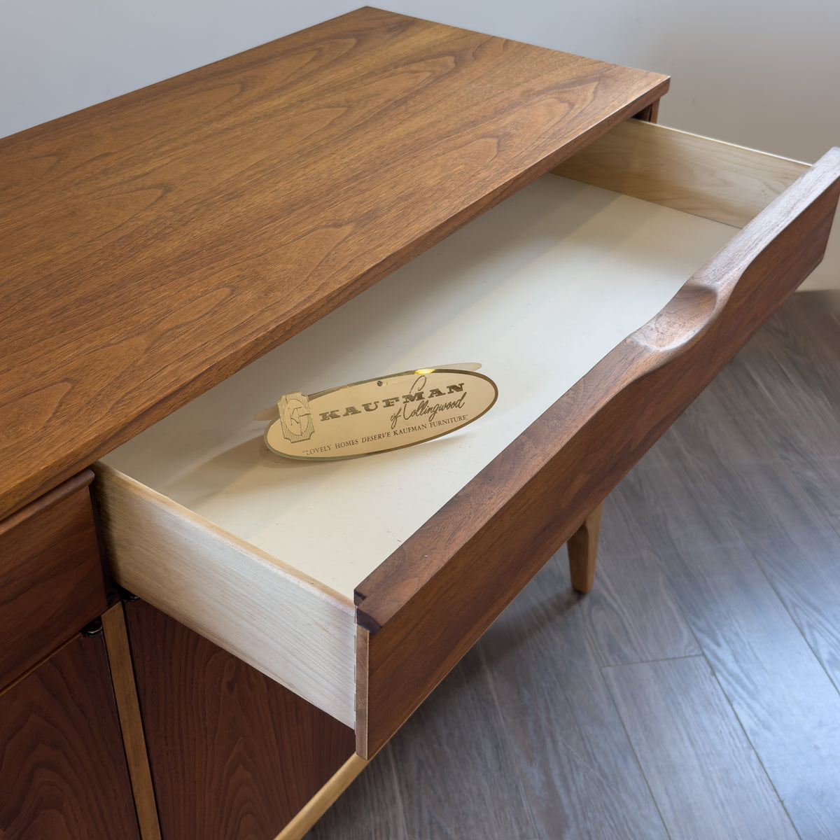 Walnut Sideboard by Kaufman