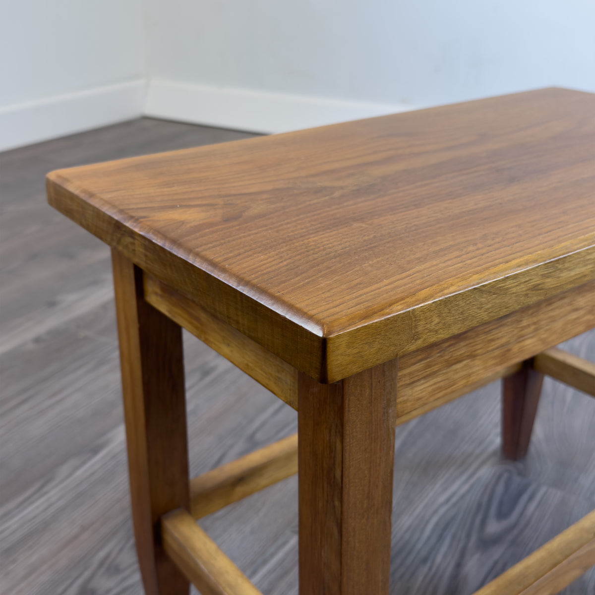 Compact Walnut Side Table