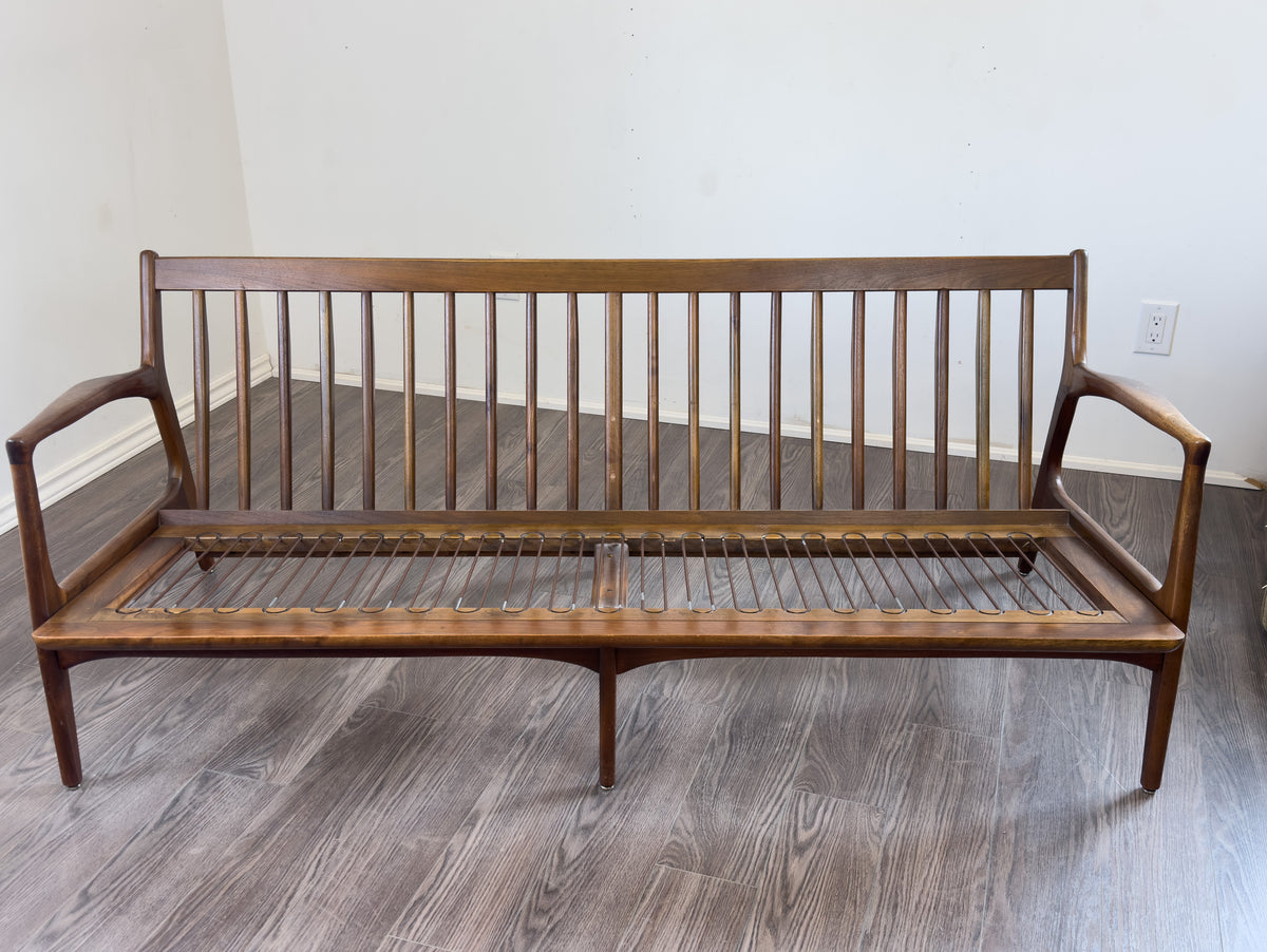 Vintage Walnut Sofa