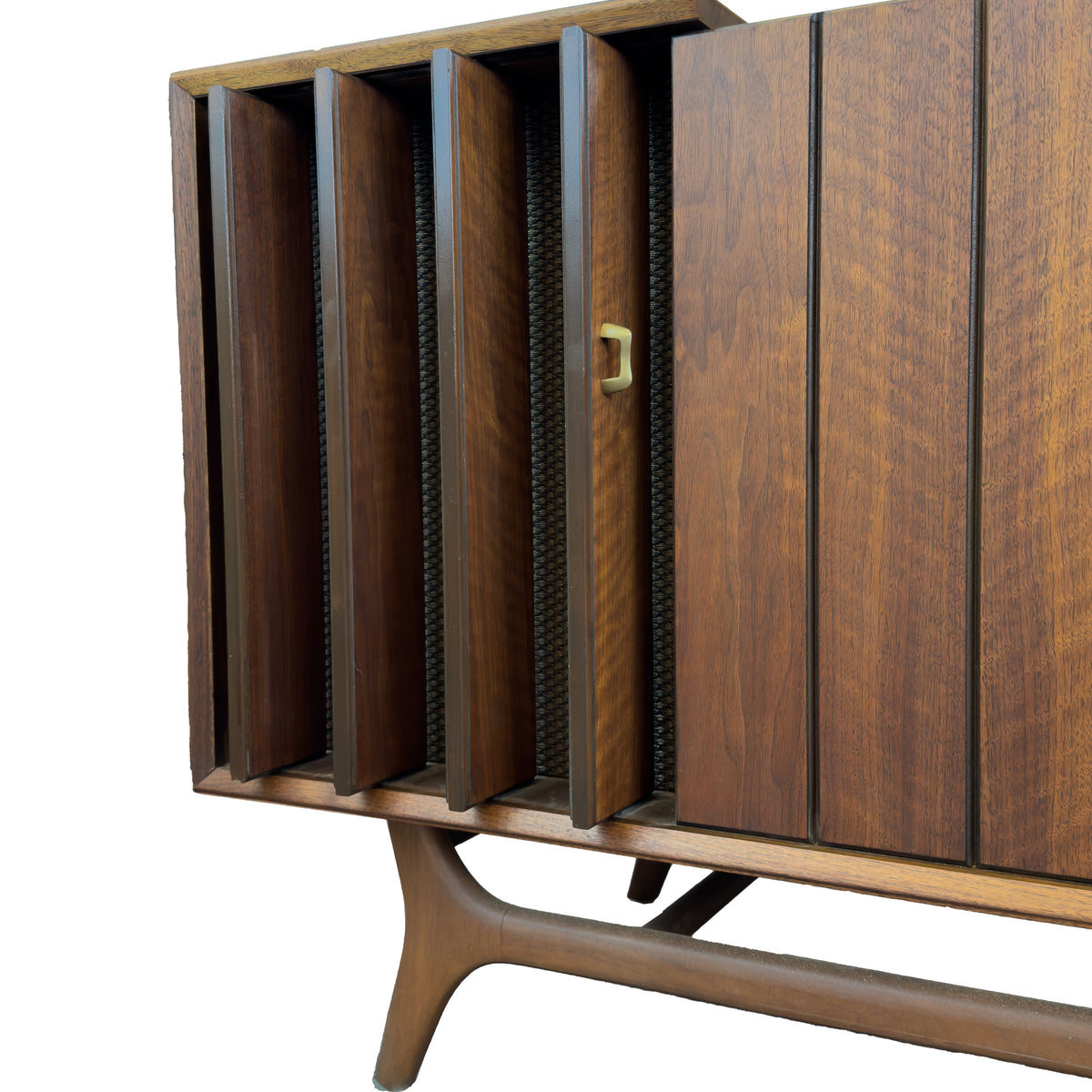 Walnut Stereo Cabinet by Zenith