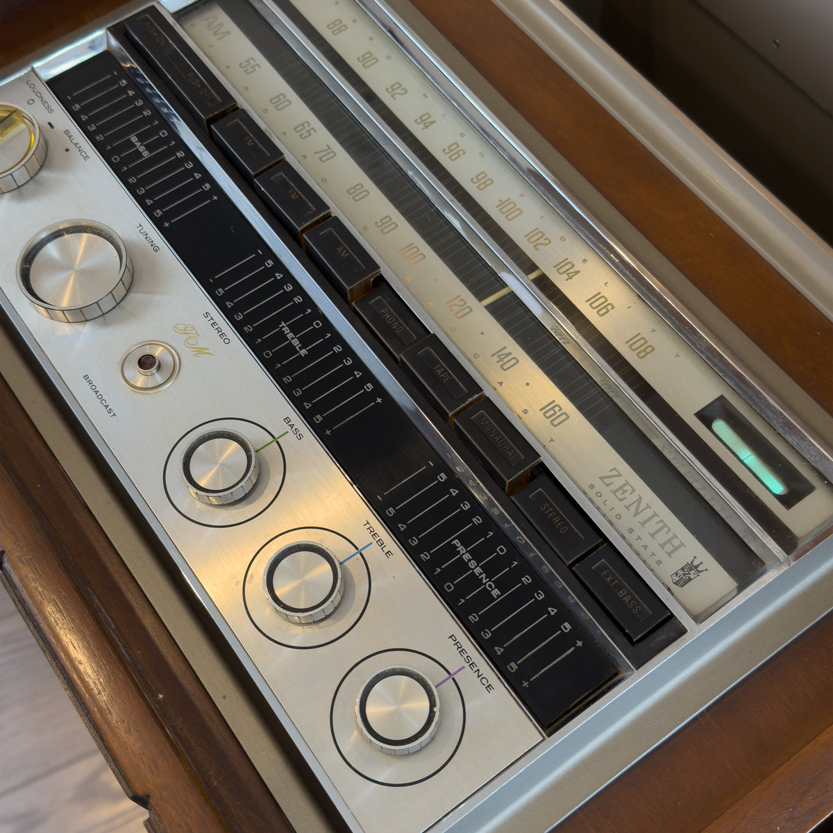 Walnut Stereo Cabinet by Zenith