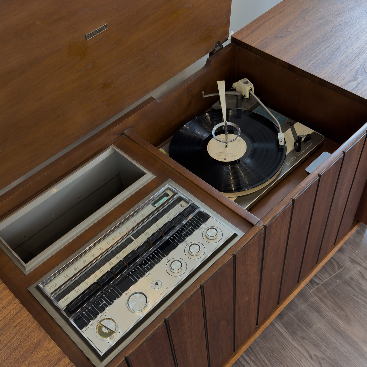 Walnut Stereo Cabinet by Zenith