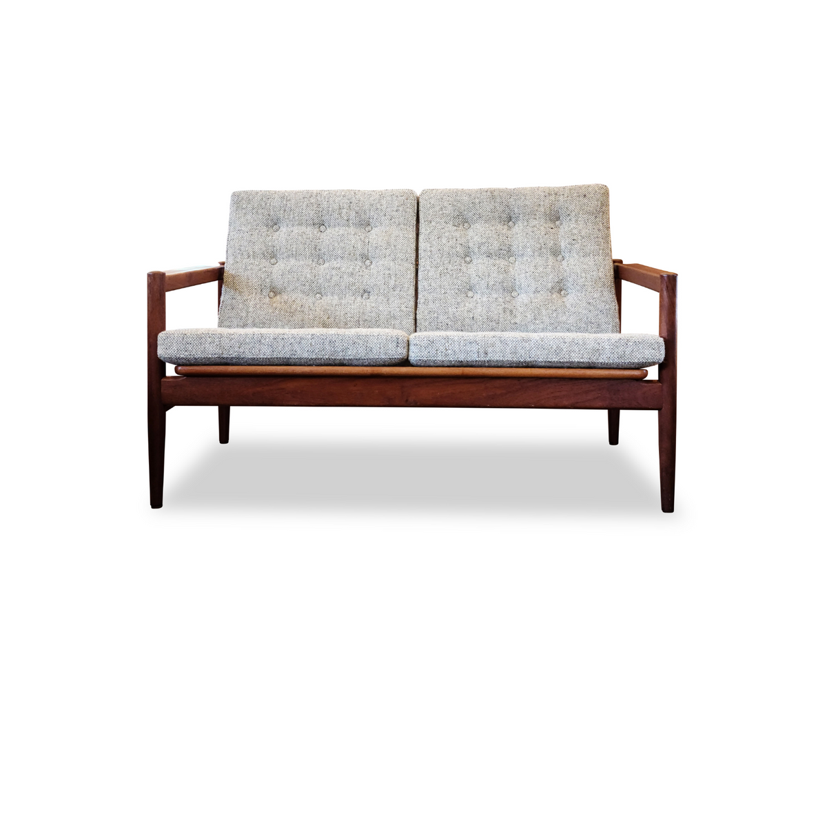Teak Settee by Borge Jensen and Sonner