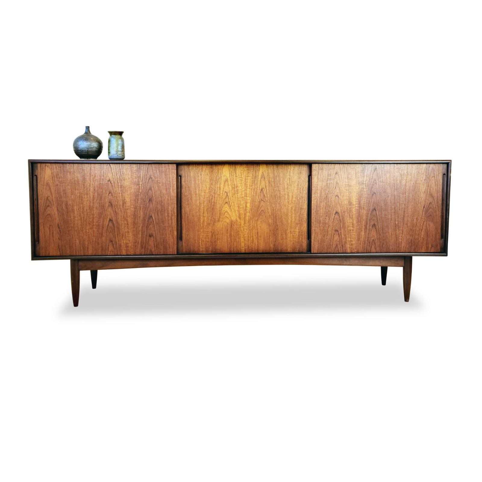 Mid century teak three door sideboard
