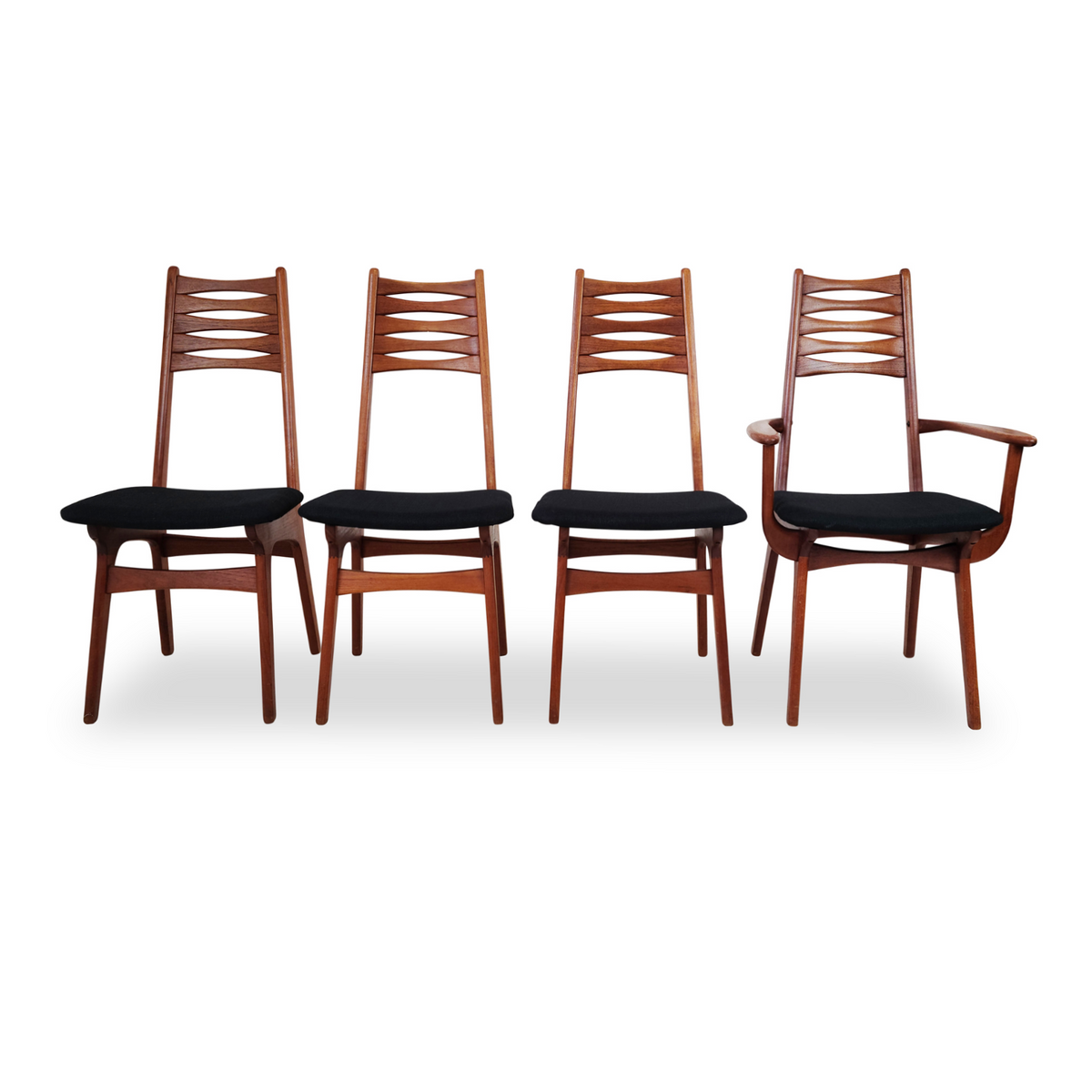Teak Dining Chairs by Korup Stolefabrik