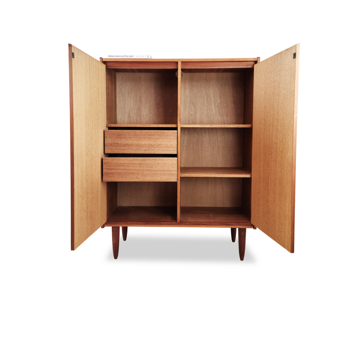 Vintage Teak Upright Dresser