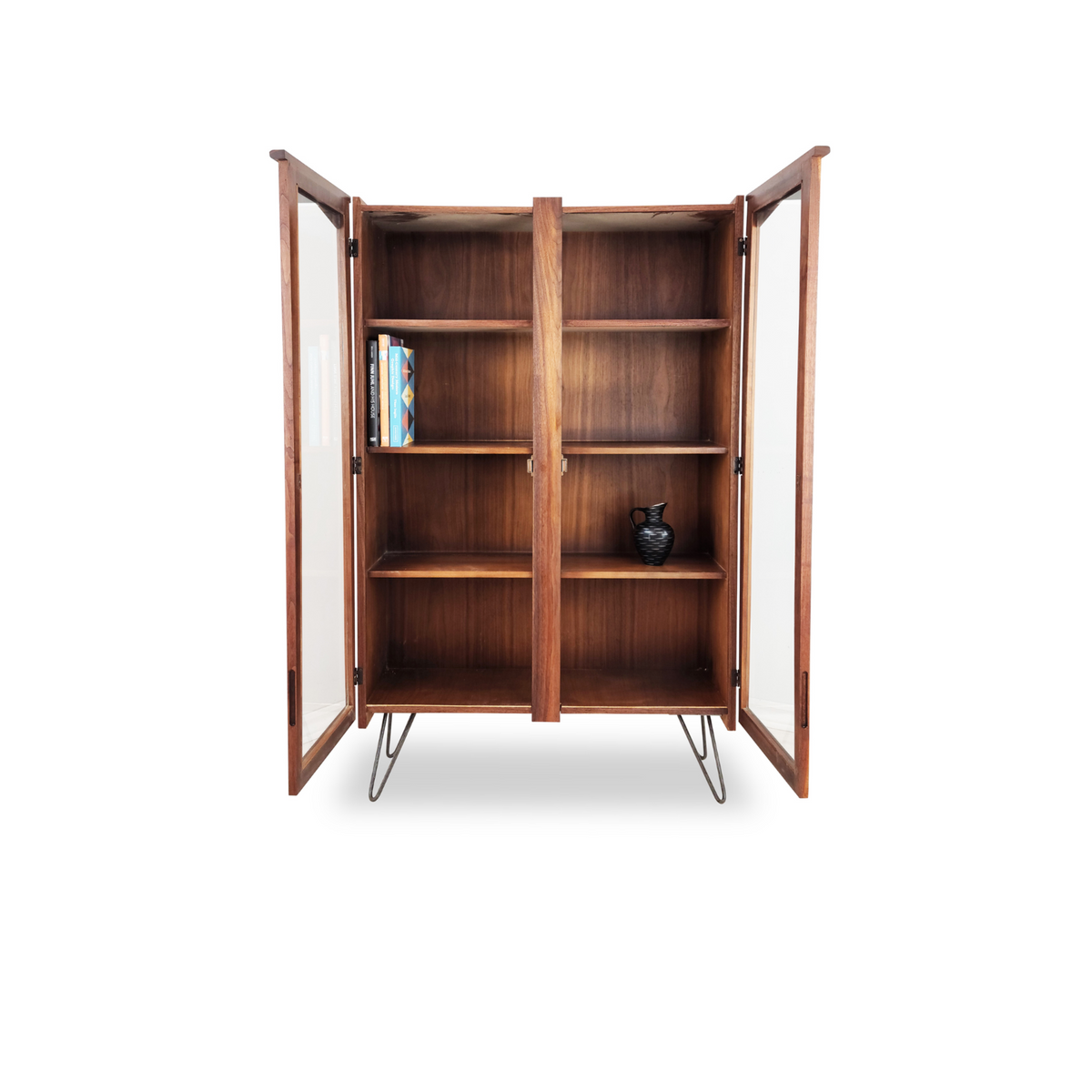 Walnut Bookcase/Display Case
