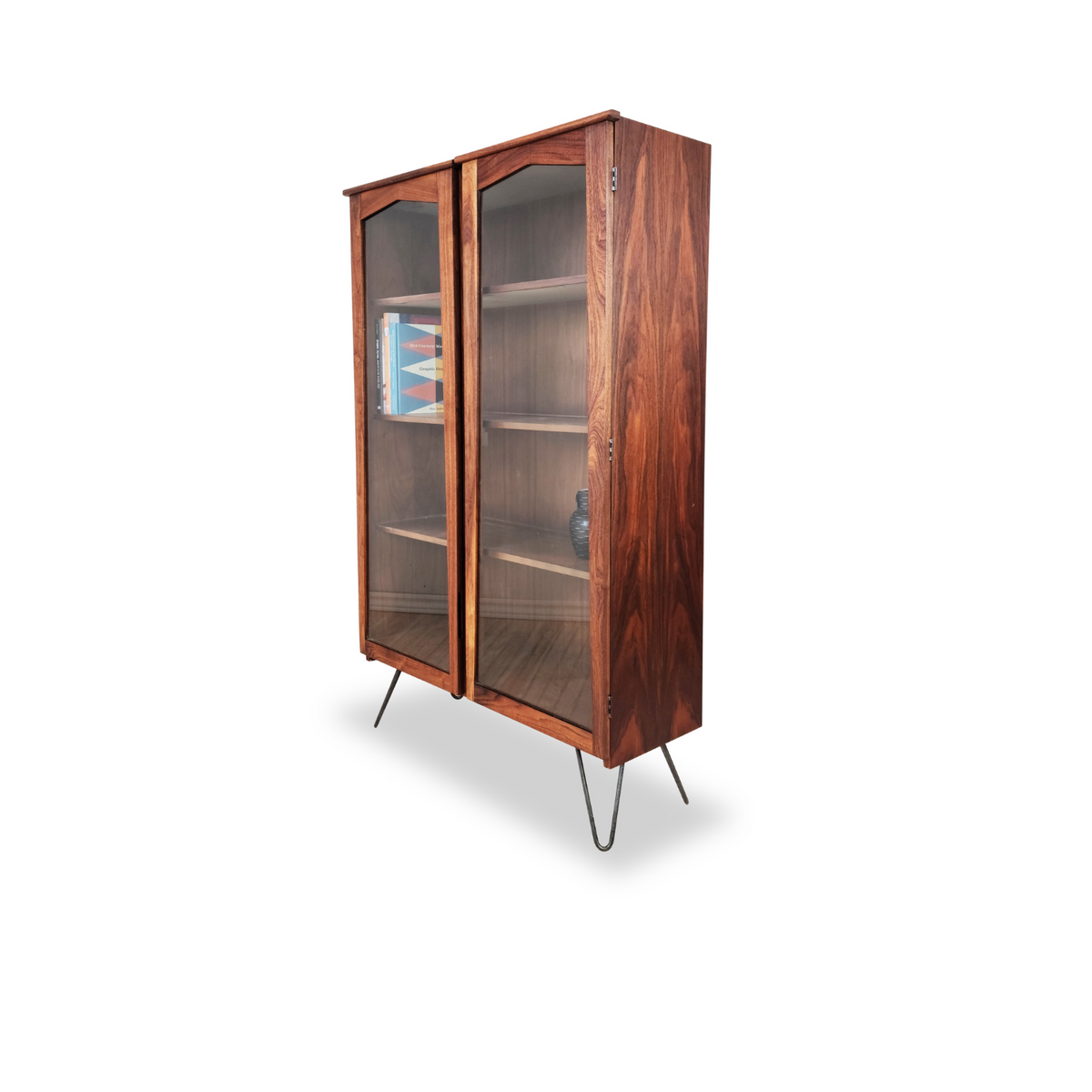 Walnut Bookcase/Display Case
