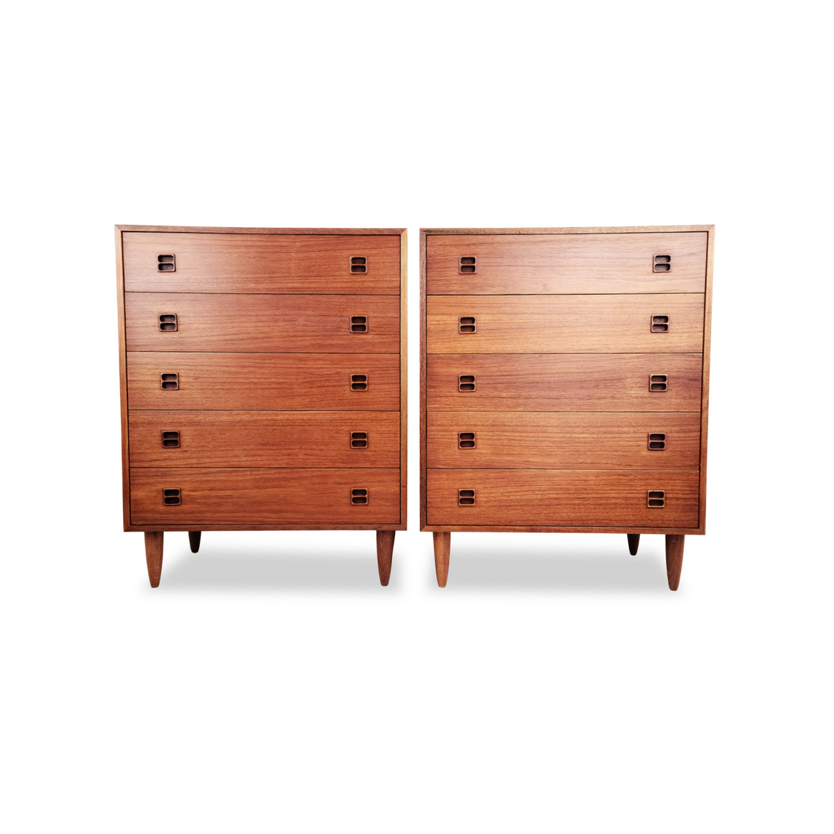 Teak Highboy Dresser