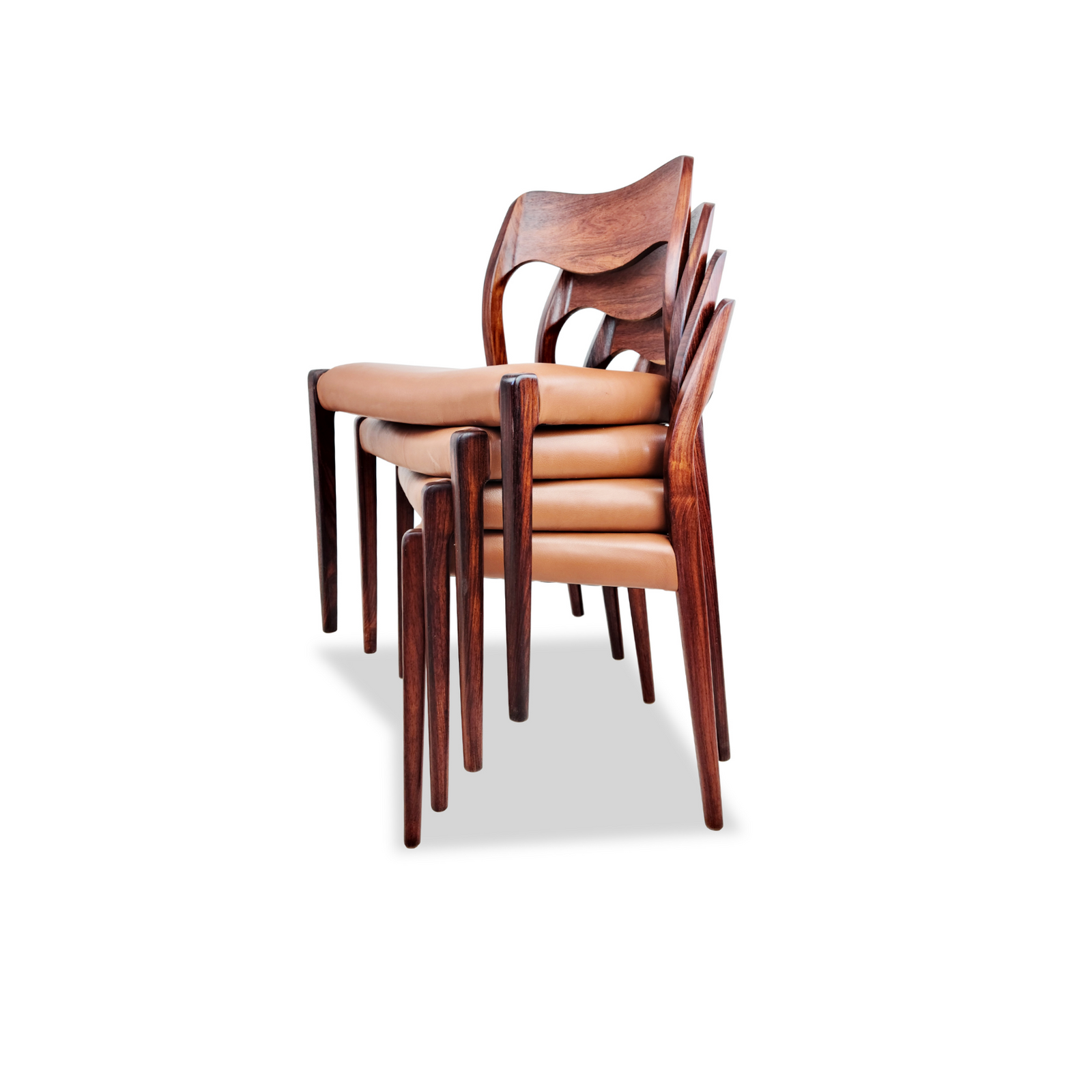 Moller Model 71 Chairs in Rosewood